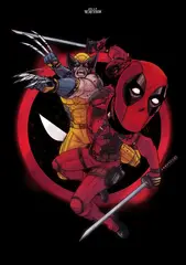 Открытка "Deadpool & Wolverine"