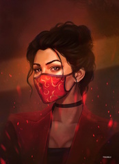 Открытка “Bubble Icons: Варя (Bubble Рысь)”