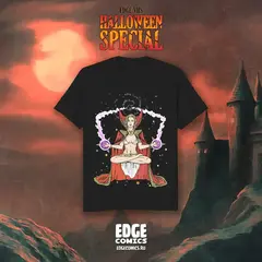 EDGE VHS Halloween Special crowdfunding: Футболка "Верховная волшебница Кэт"