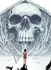 Открытка "Экслибриум: Костяной дом"