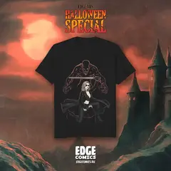 EDGE VHS Halloween Special crowdfunding: Футболка "Кэт - охотница на вампиров"