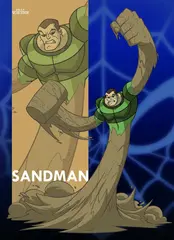 Открытка "Spectacular Spider-Man: Sandman"