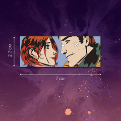 Металлический пин Deluxe "Майор Гром: Игра. Игорь и Юля"