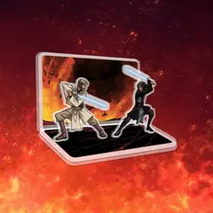 Составной акриловый стенд "Star Wars. Duels. Obi-Wan Kenobi vs Anakin Skywalker"