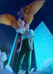 Открытка "Экслибриум: Ангелина и Соловей"