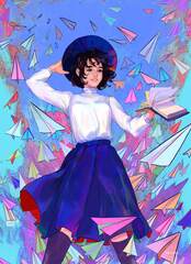 Открытка "Экслибриум: Лиля Романова"