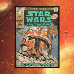 Постер "Star Wars The Clone Wars: Victory And Death"