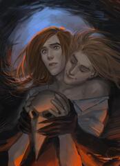 Открытка "Разумовский и Птица: Объятия тьмы"