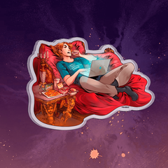 Акриловый стенд "Майор Гром: Игра. Разумовский на диване" (Комикс)