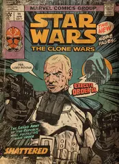 Открытка "Star Wars The Clone Wars: Shattered"