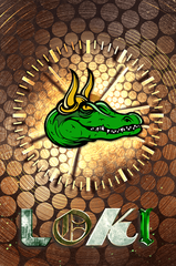 Металлический пин "Loki: Crocodile"