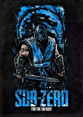 Открытка "Mortal Kombat: Sub-Zero"