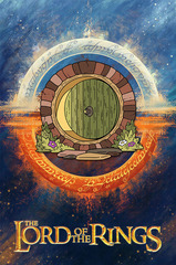 Металлический пин "Lord of the Rings: Hobbit Door"