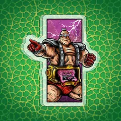 Акриловая фигурка "Epic Collection: TMNT Krang"
