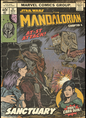 Постер  "Star Wars: Mandalorian. Chapter 04 "Sanctuary"