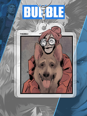 Акриловый брелок "Игорь Гром: Уля и Мухтар"