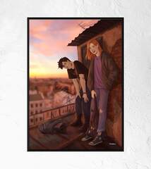 Постер “EDGE Talent: Shaverma_iz_ada - Разумовский и Волков, крыша”