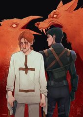 Открытка “Разумовский и Волков: Я с тобой”