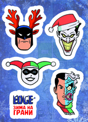 Новогодний стикерпейдж "DC"