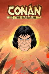 Металлический пин "Conan the Barbarian"
