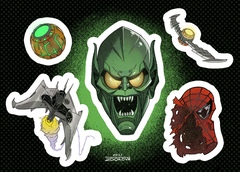 Авторский стикерпак "Зелёный Гоблин"