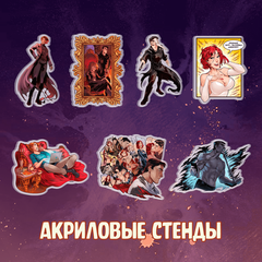 Набор акриловых стендов по комиксу "Майор Гром: Игра" (7шт)