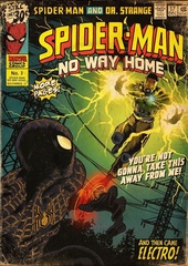 Постер "Spider-Man: No Way Home - Electro / Public Enemy" двусторонний