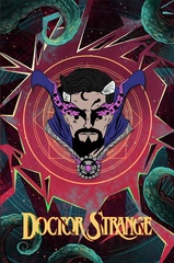 Металлический пин "Doctor Strange Dark"
