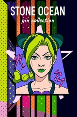 Металлический пин "JoJo Stone Ocean Jolyne"