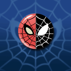 Значок Spectacular Spider-Man: Red & Black