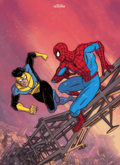 Открытка "Invincible: Spider-Man Team-Up"