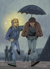 Открытка "Гром и Дубин: Тучка и солнышко"