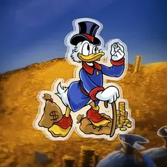 Акриловый стенд "Скрудж Макдак"