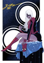 Открытка "Black Cat Spider Suit" (41300 баллов)