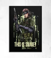 Постер "Metal Gear Solid. Naked Snake"