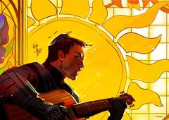 Открытка “Олег Волков: Баллада о волке и птице”