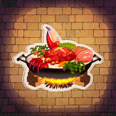 Акриловый стенд "Dungeon Meshi: Senshi's Cooking Pot"