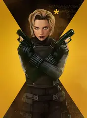 Открытка "Thunderbolts: Yelena Belova"