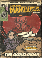 Постер  "Star Wars: Mandalorian. Chapter 05 "The Gunslinger"