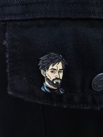 Металлический пин "Майор Гром: Чумной Доктор. Олег Волков"