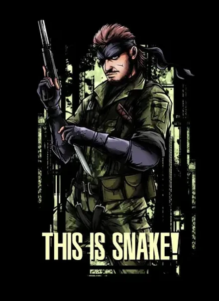 Постер "Metal Gear Solid. Naked Snake"