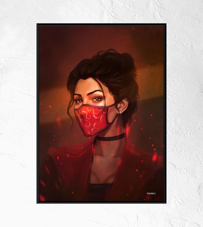 Постер “Bubble Icons: Варя (Bubble Рысь)”