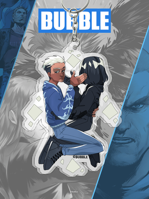 Акриловый брелок "Экслибриум: Кай и Кира" (двухсторонний)