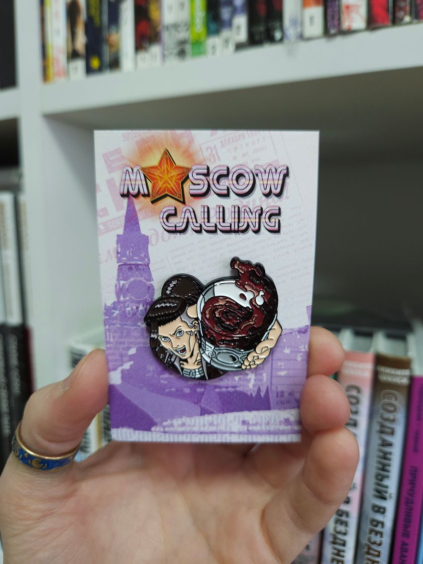 Металлический пин "Moscow Calling: Тимур"
