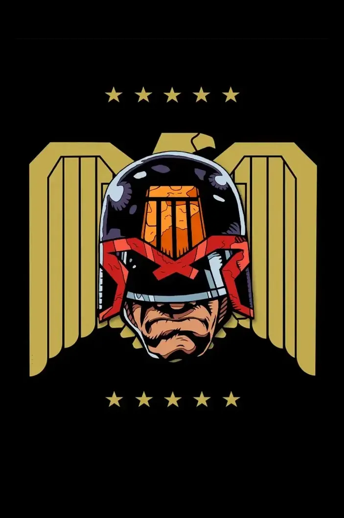 Металлический пин "Judge Dredd"