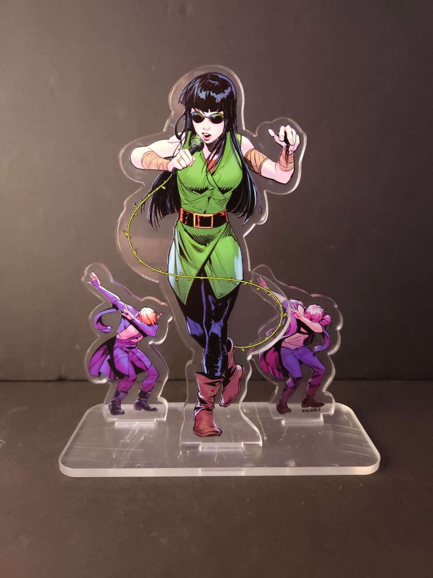 Акриловый стенд "Мироходцы зажигают" (Составной)