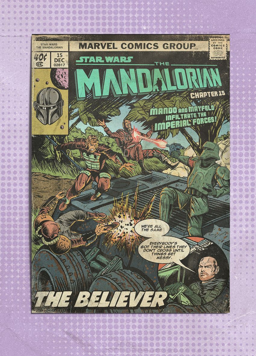 Открытка "Star Wars: Mandalorian. Chapter 15 "The Believer"