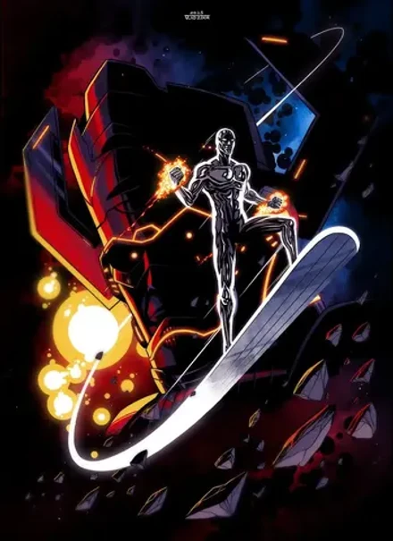 Открытка "Fantastic Four: The Coming of Galactus"