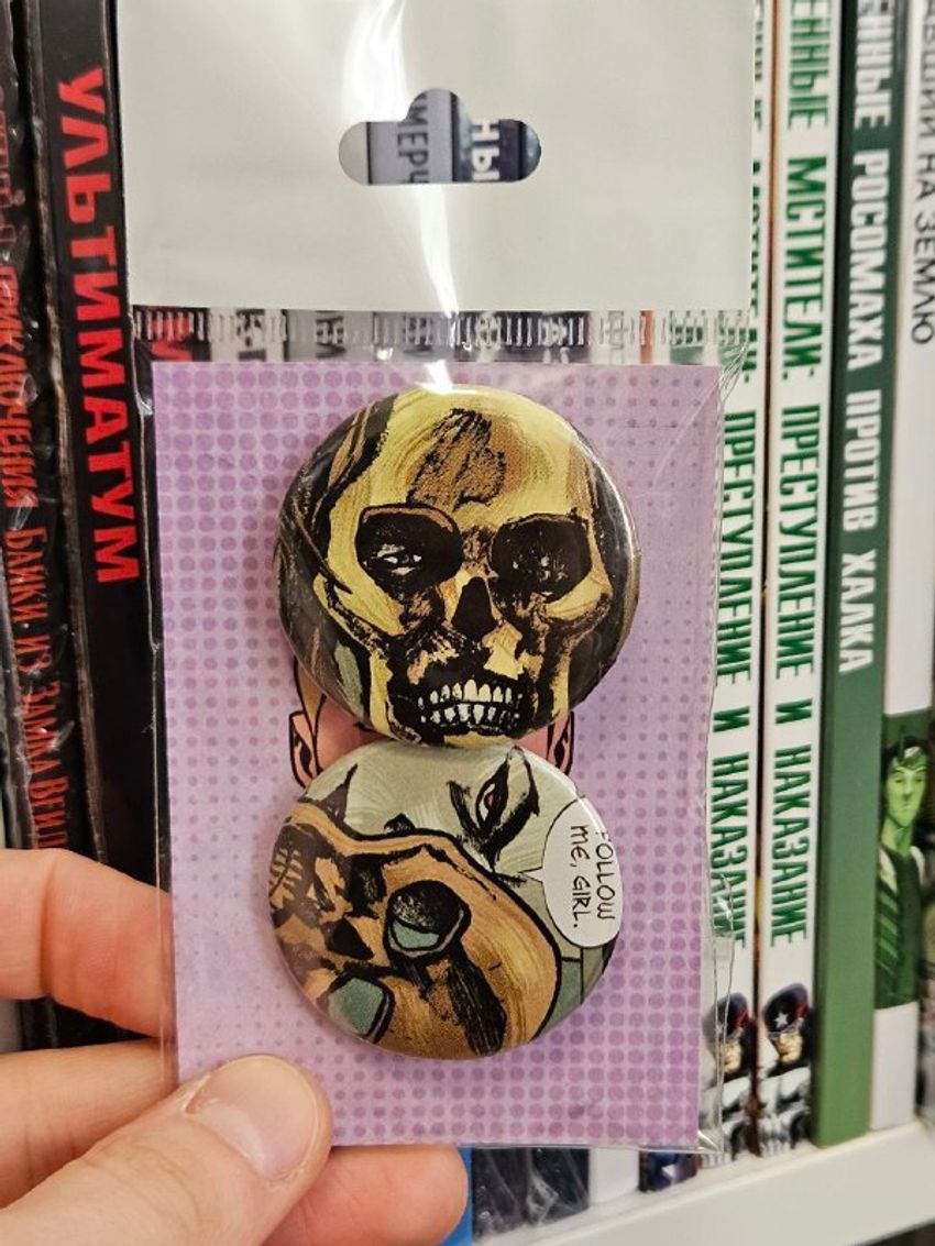 Набор значков из комикса Lucifer (2018) #2