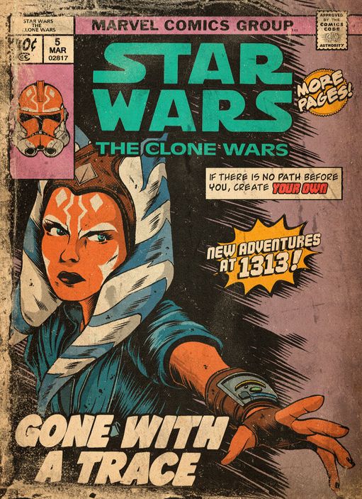 Открытка &quot;Star Wars The Clone Wars: Gone With A Trace&quot;
